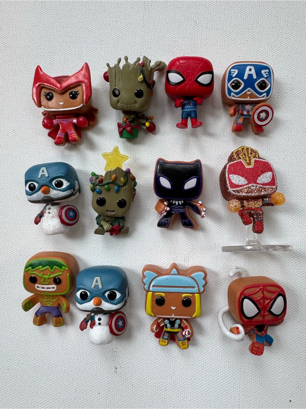 Funko Pocket Pop! Marvel Holiday Advent Calendar Lot of 12 Gingerbread Mini’s